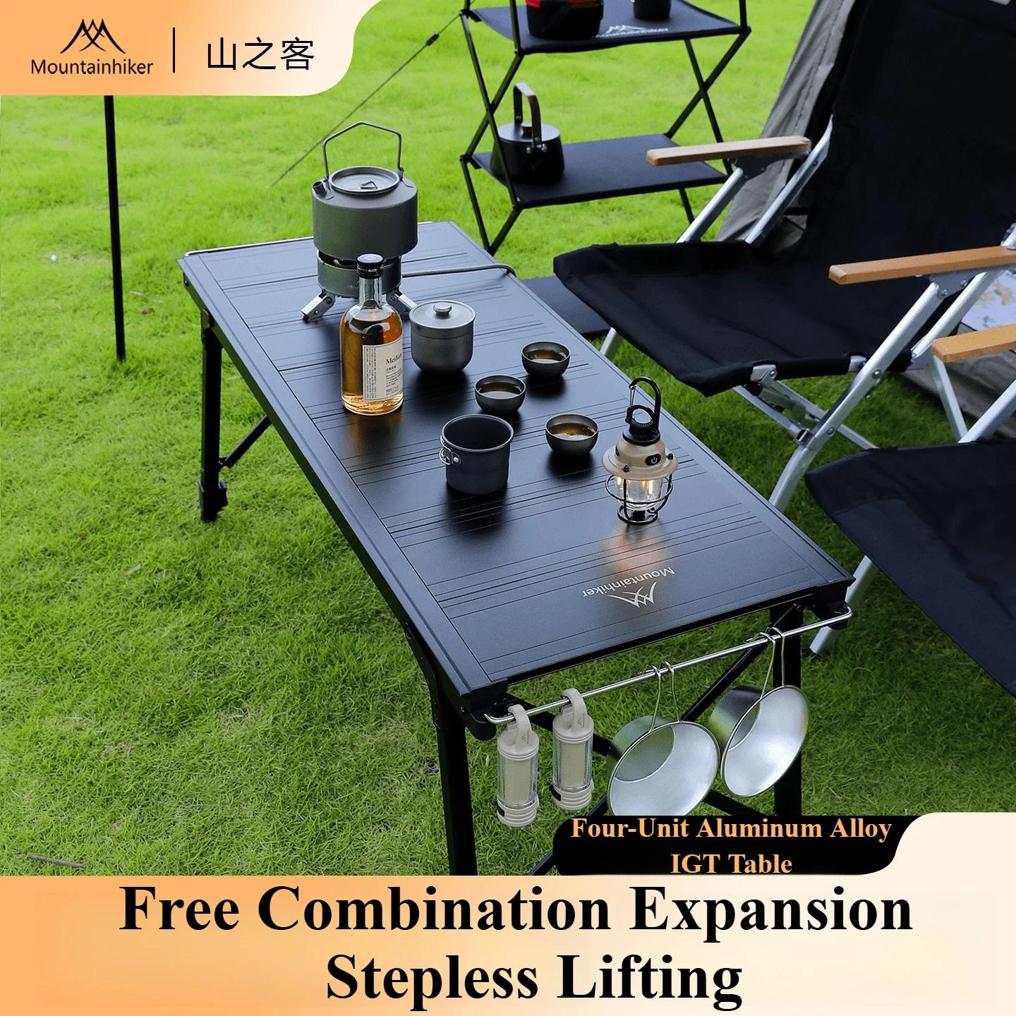 Camping Cooking Device - Mountainhiker Camping Folding Lift Removable Multi