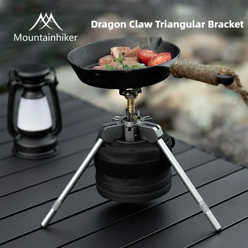 Camping Cooking Device - MOUNTAINHIKER Tripod Bracket Camping Multifunctional Stove