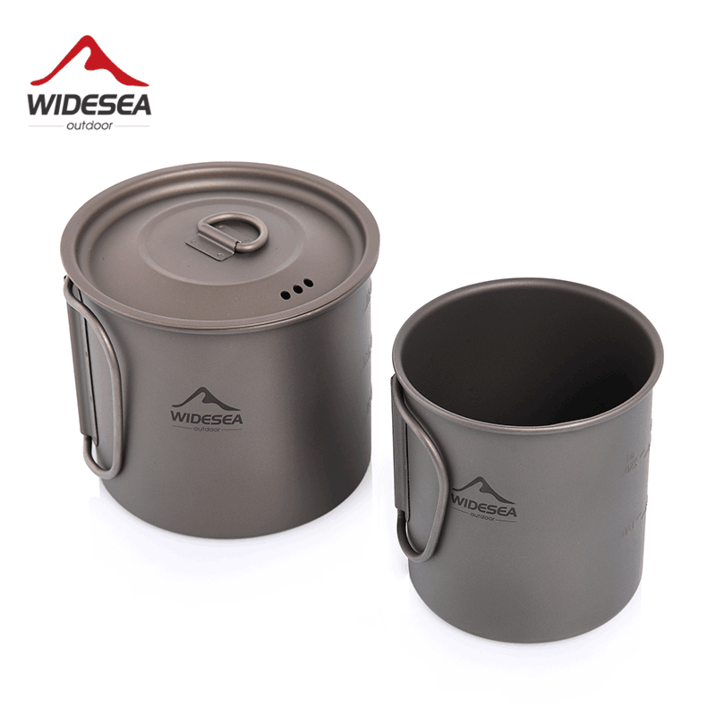Widesea Camping Mug Titanium C - Camping Cooking Ware Set 评论和价格