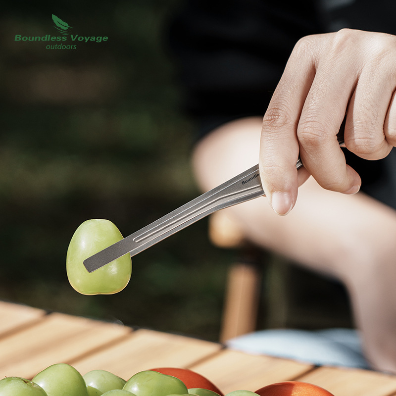 Pure Titanium Barbecue Clip, L - Camping Cooking Lightweight 评论和价格