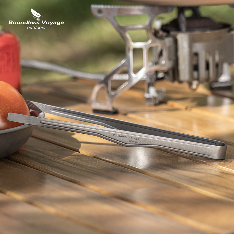 Pure Titanium Barbecue Clip, L - Camping Cooking Lightweight 评论和价格