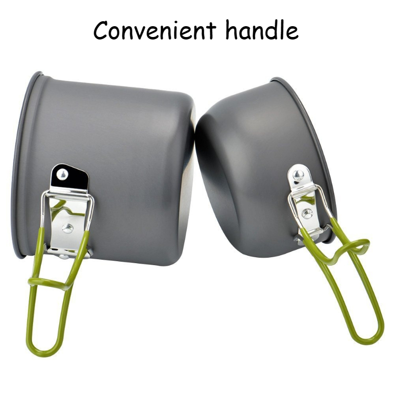 Outdoor Portable Camping Cookw - Camping Lightweight Cooking Pot 评论和价格