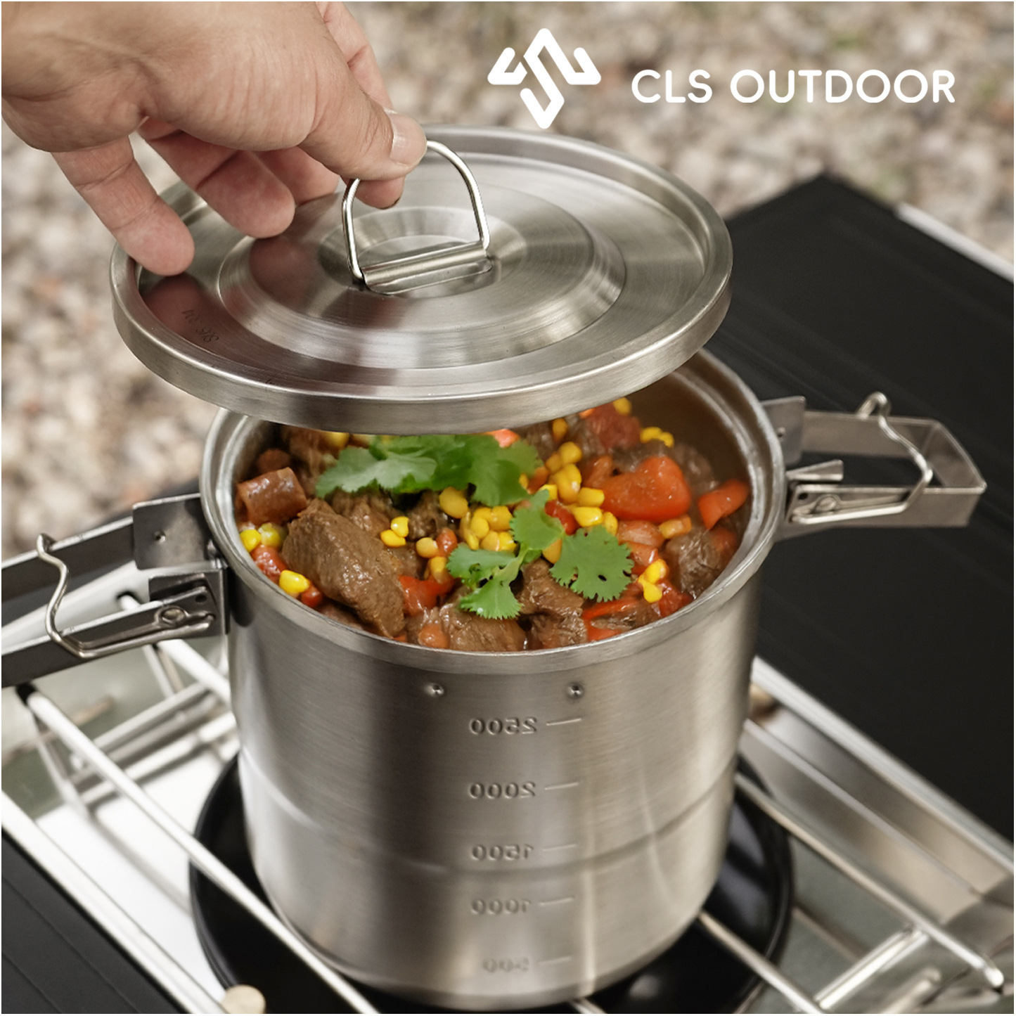 Outdoor Full Set 304 Stainless - Camping Cooking Box Set 评论和价格