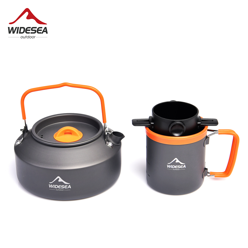 Widesea Camping Coffee Cookwar - Camping Cooking Box Set 评论和价格