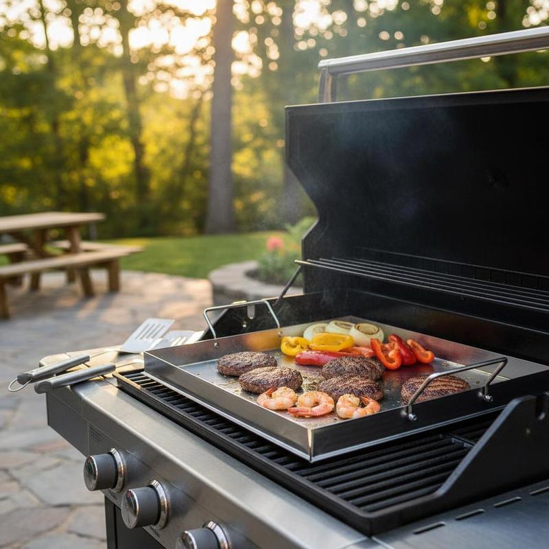 Universal Flat Top Griddle 18x - Camping Cooking Device 评论和价格