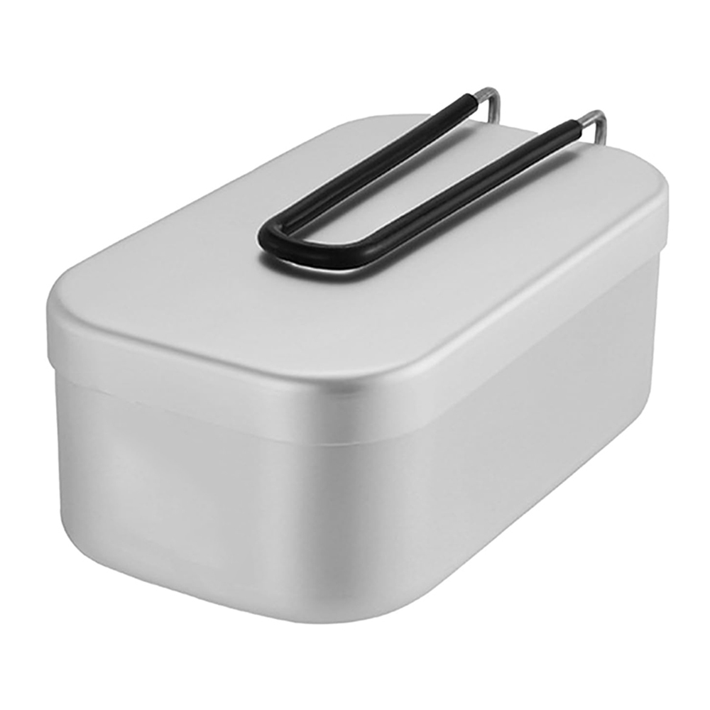800ML Aluminum Lunch Boxes Out - Camping Cooking Box Set 评论和价格