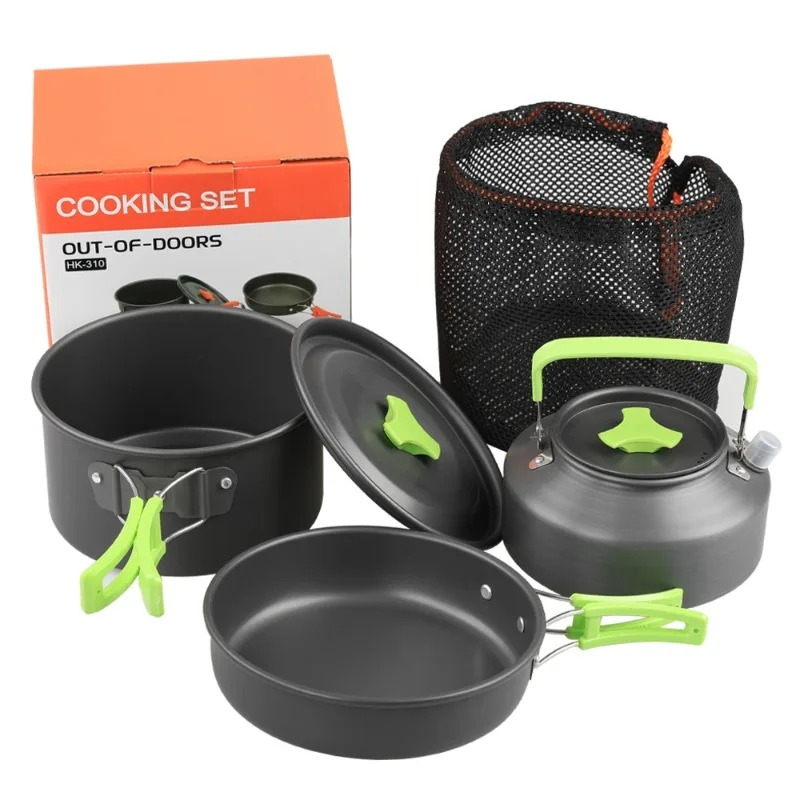 Camping Cooking Set, Outdoor K - Camping Cooking Set With Kettle 评论和价格