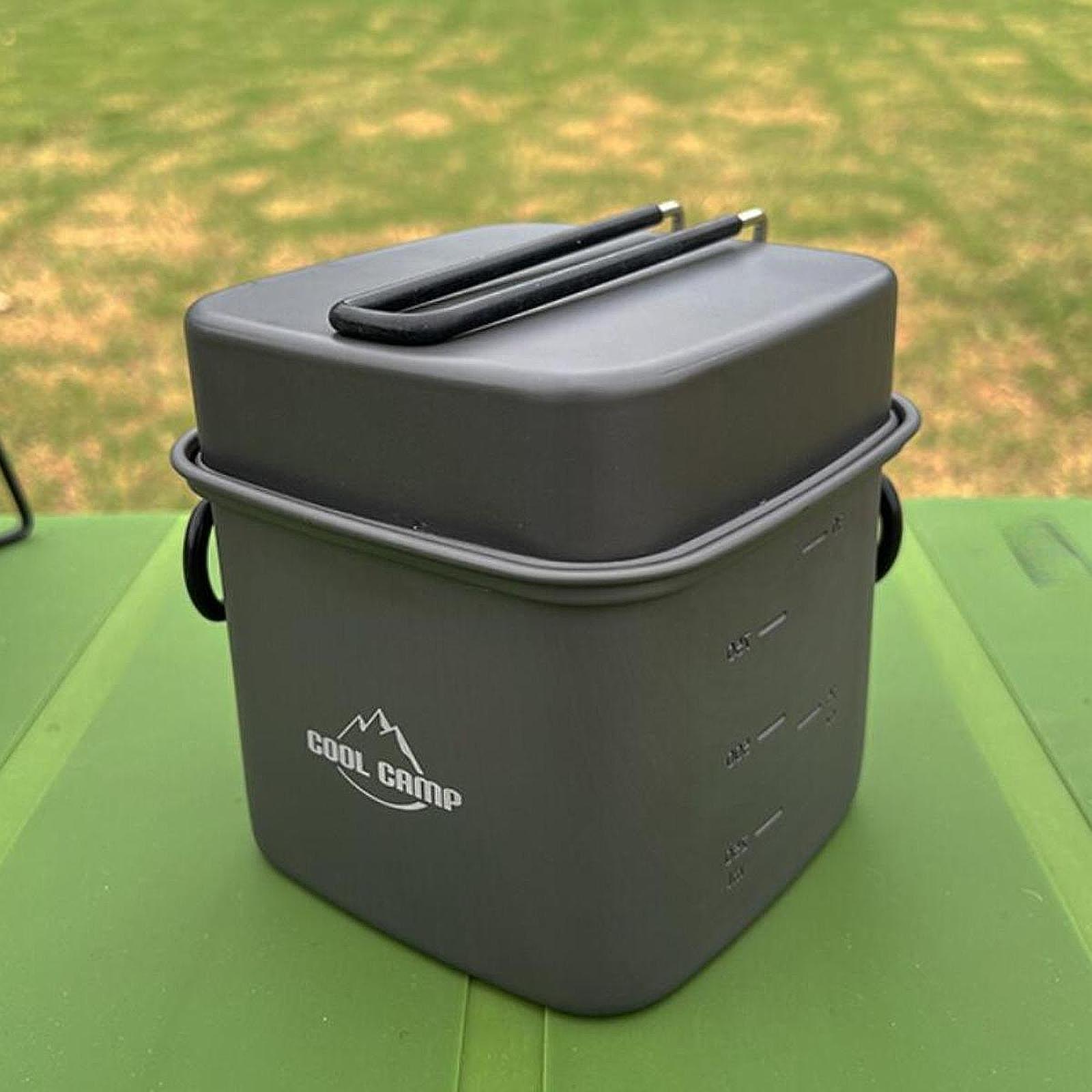 Camping Cookware Set Frying Pa - Camping Lightweight Cooking Pot 评论和价格