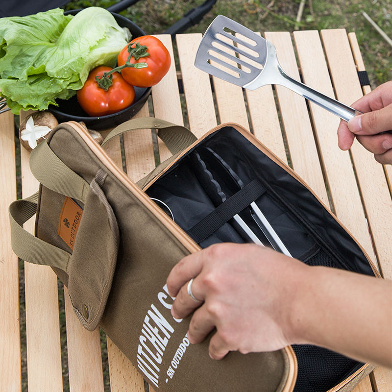 8pcs Camping Kitchen Cookware  - Camping Cooking Knife Set 评论和价格