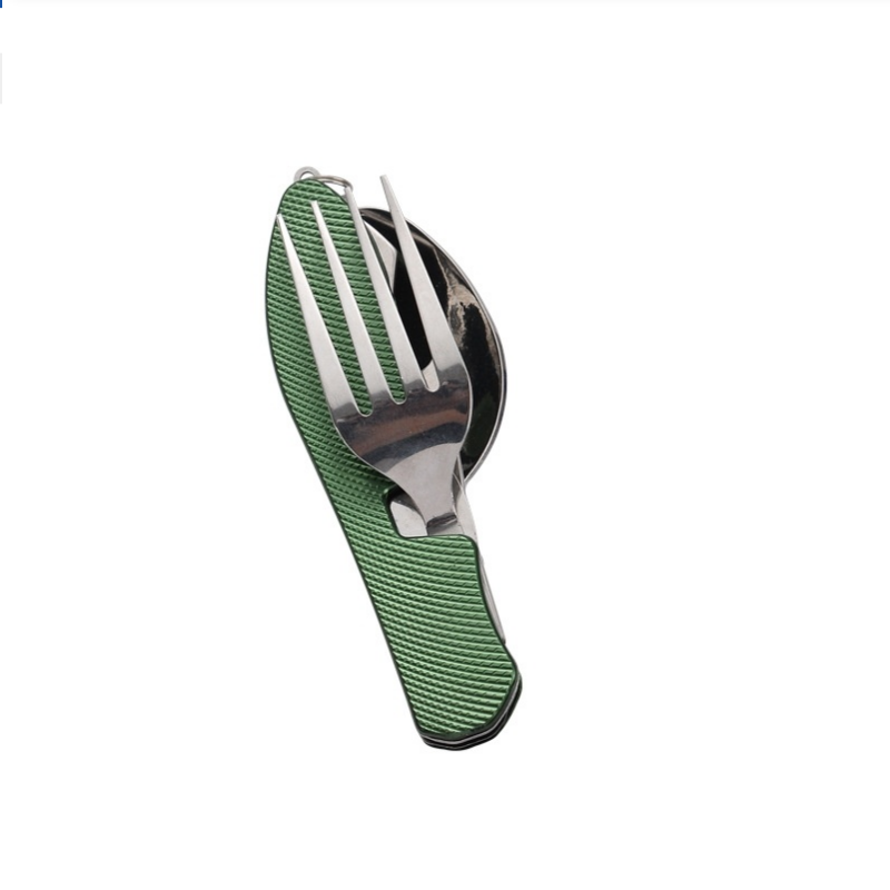 Foldable Stainless Steel Cutle - Camping Cooking Knife Set 评论和价格