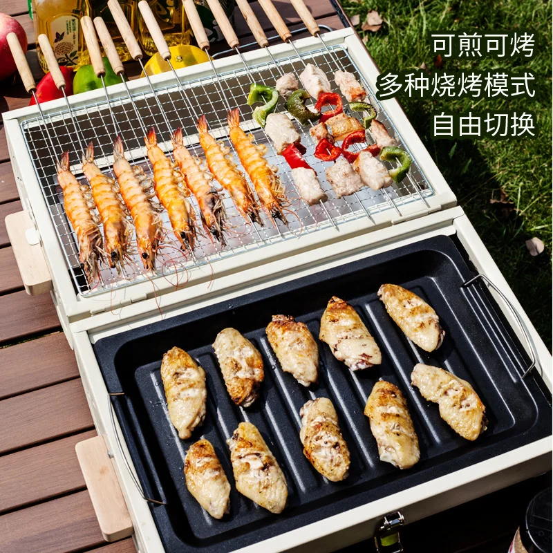 Barbecue Oven Household Grill  - Camping Cooking Device 评论和价格