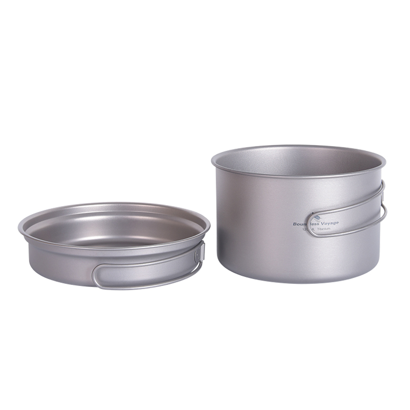 Boundless Voyage Titanium Pot  - Camping Cooking Set With Kettle 评论和价格