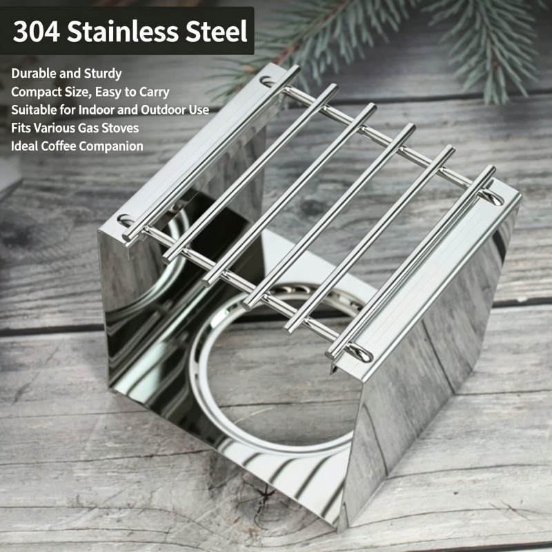 Stainless Steel Square Coffee  - Camping Cooking Device 评论和价格