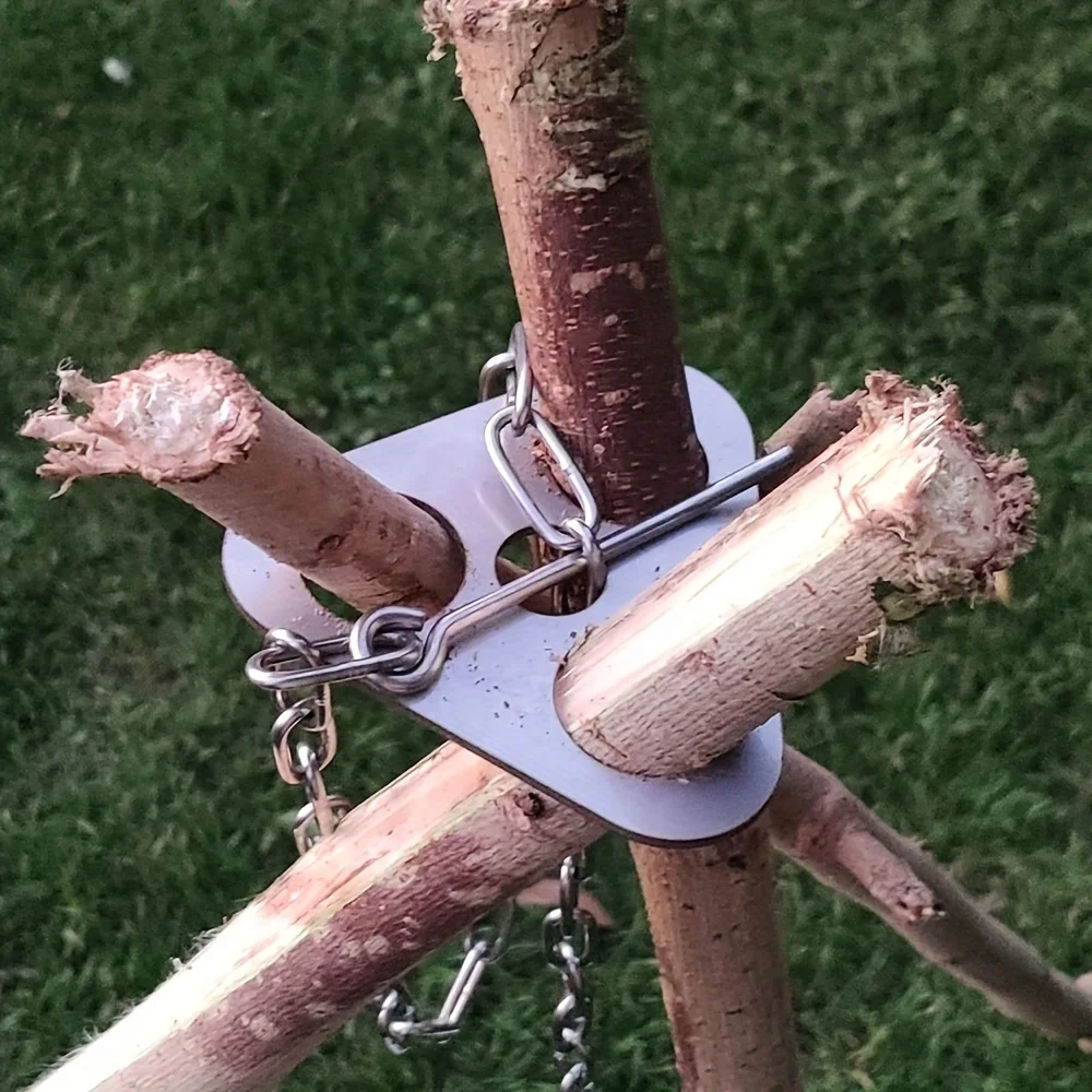 Stainless Steel Camping Tripod - Camping Cooking Ware Set 评论和价格