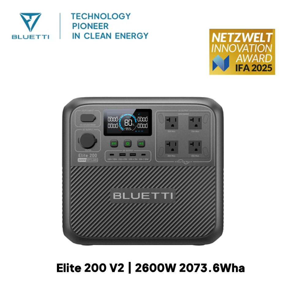 【Renew】BLUETTI Elite 200 V2 Po - Camping Cooking Device 评论和价格
