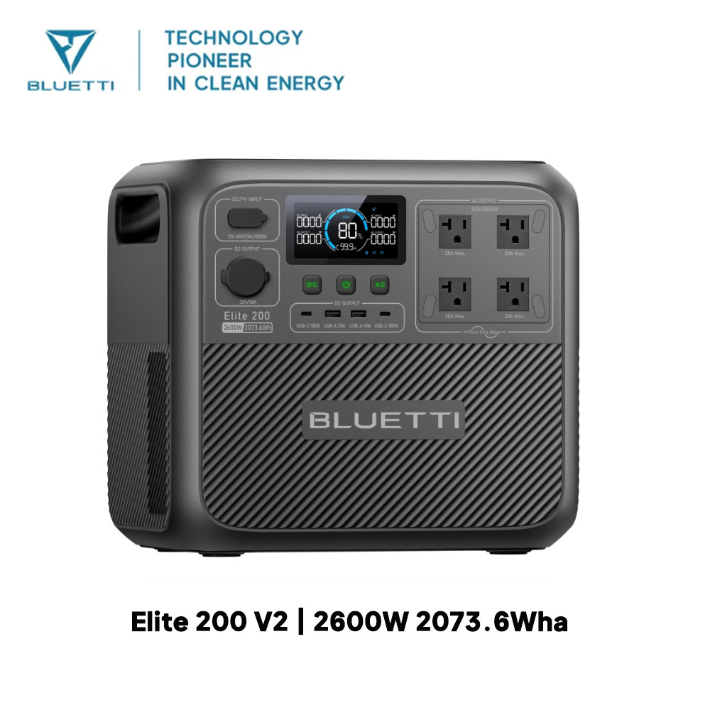【Renew】BLUETTI Elite 200 V2 Po - Camping Cooking Device 评论和价格