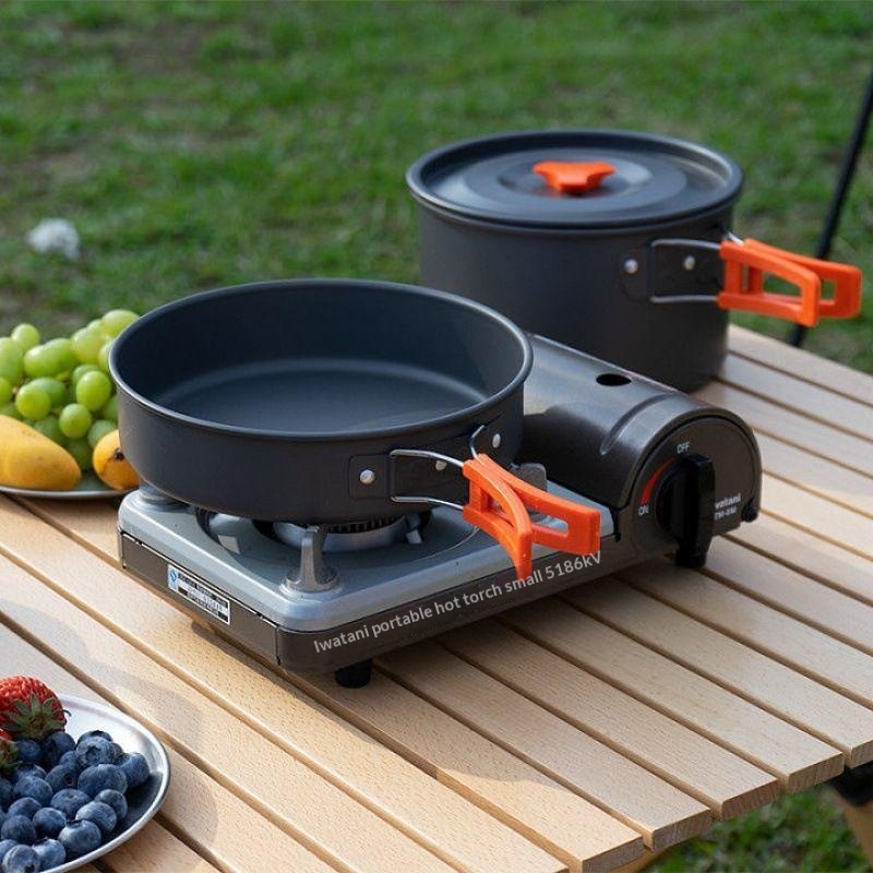 Portable Aluminum Camping Cook - Camping Cooking Ware Set 评论和价格