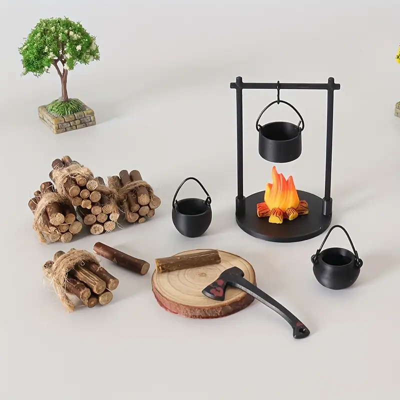 Mini Campfire Hanging Stove Po - Camping Cooking Device 评论和价格
