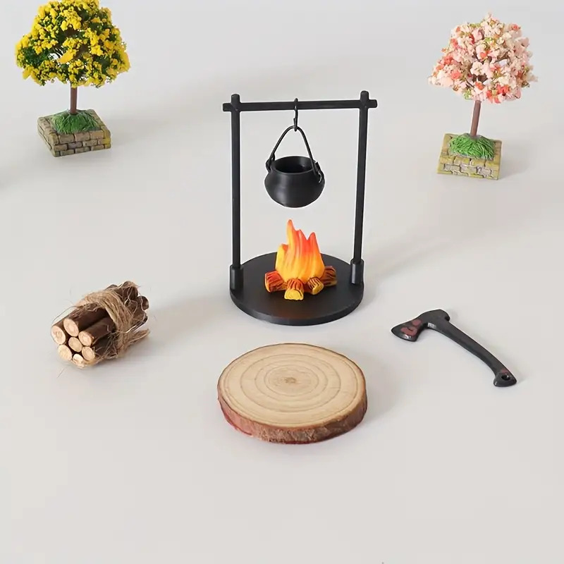 Mini Campfire Hanging Stove Po - Camping Cooking Device 评论和价格