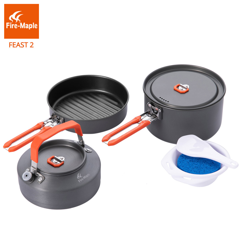 Fire Maple Picnic Pot Pan Set  - Camping Cooking Box Set 评论和价格