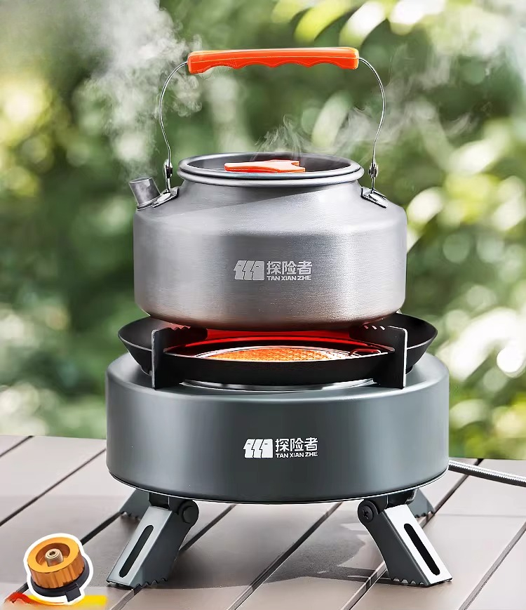 Portable Split Gas Stove Outdo - Camping Cooking Box Set 评论和价格