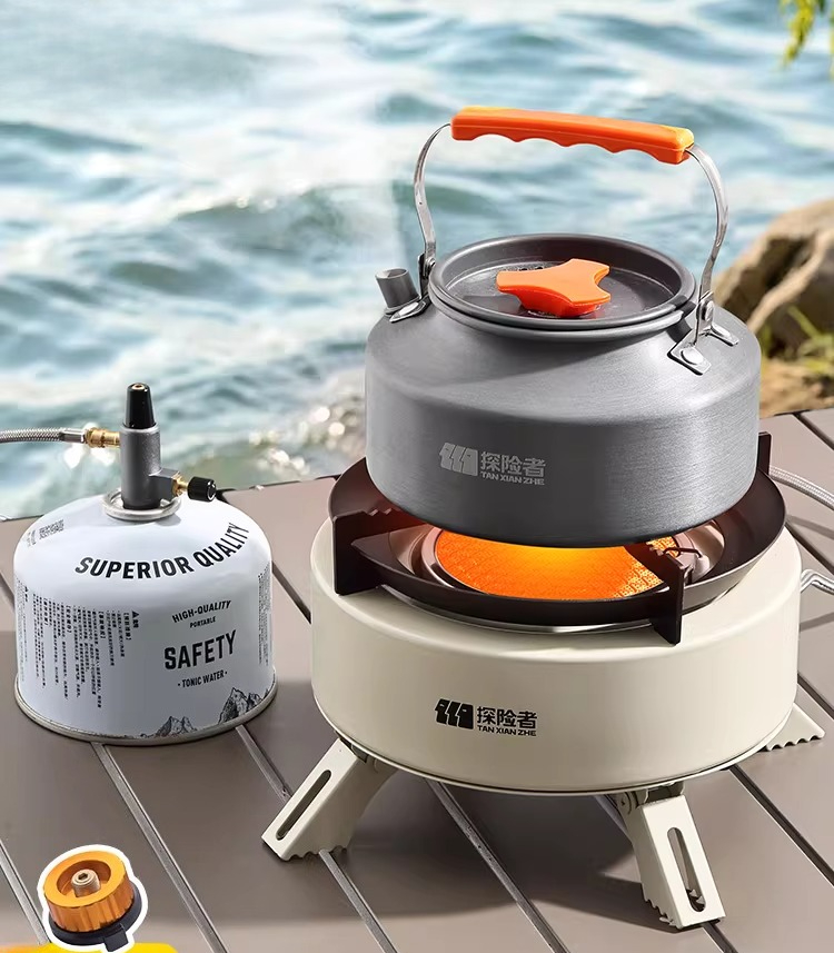 Portable Split Gas Stove Outdo - Camping Cooking Box Set 评论和价格