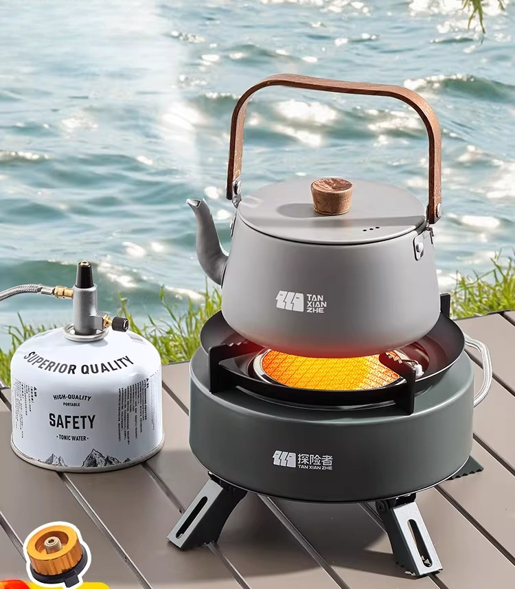 Portable Split Gas Stove Outdo - Camping Cooking Box Set 评论和价格