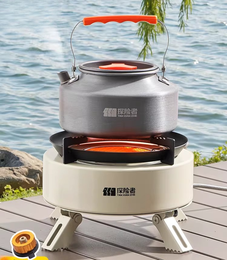 Portable Split Gas Stove Outdo - Camping Cooking Box Set 评论和价格