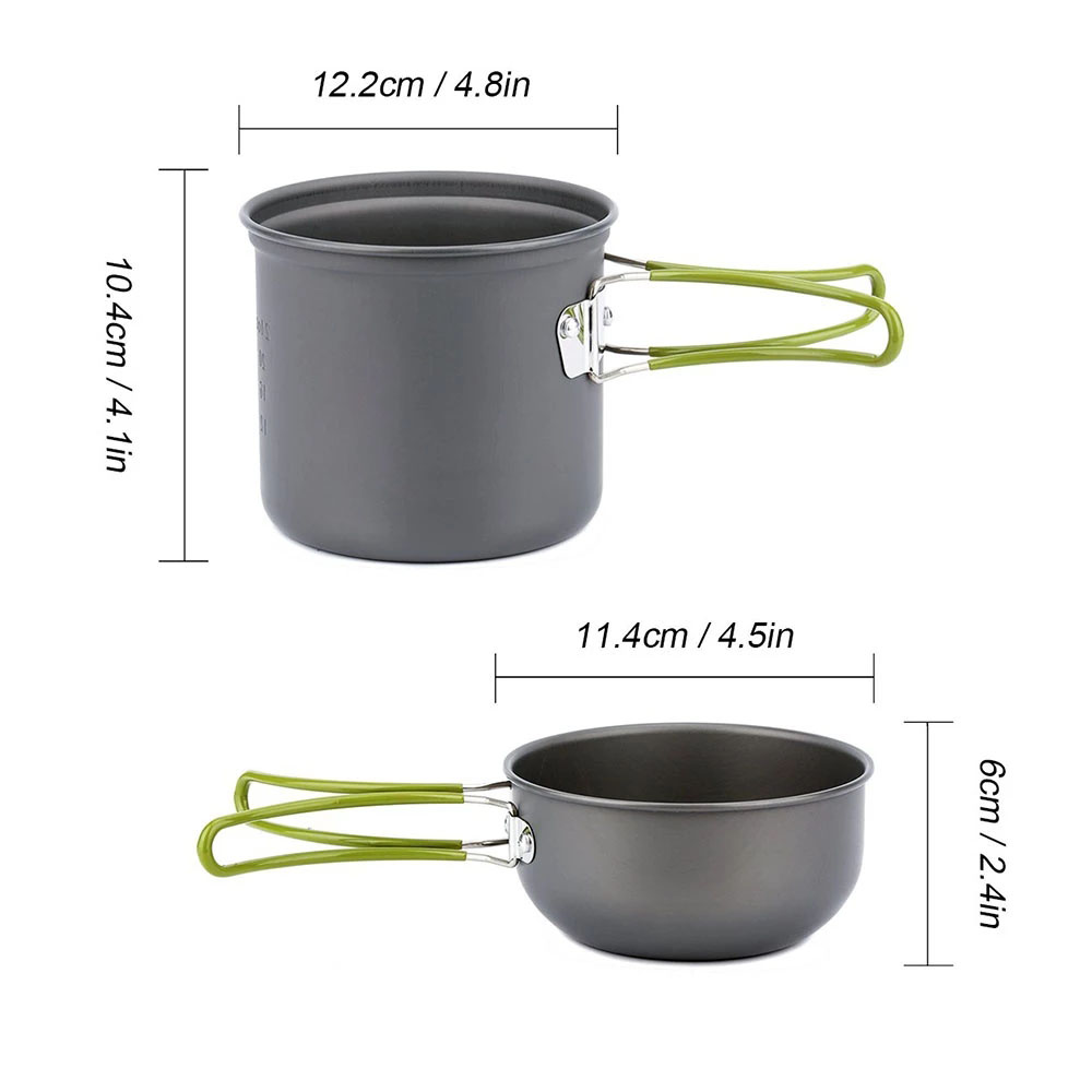 Camping Cookware Kit with Stov - Camping Cooking Ware Set 评论和价格