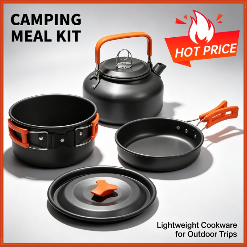 Camping Cooking set Camping Co - Camping Cooking Ware Set 评论和价格