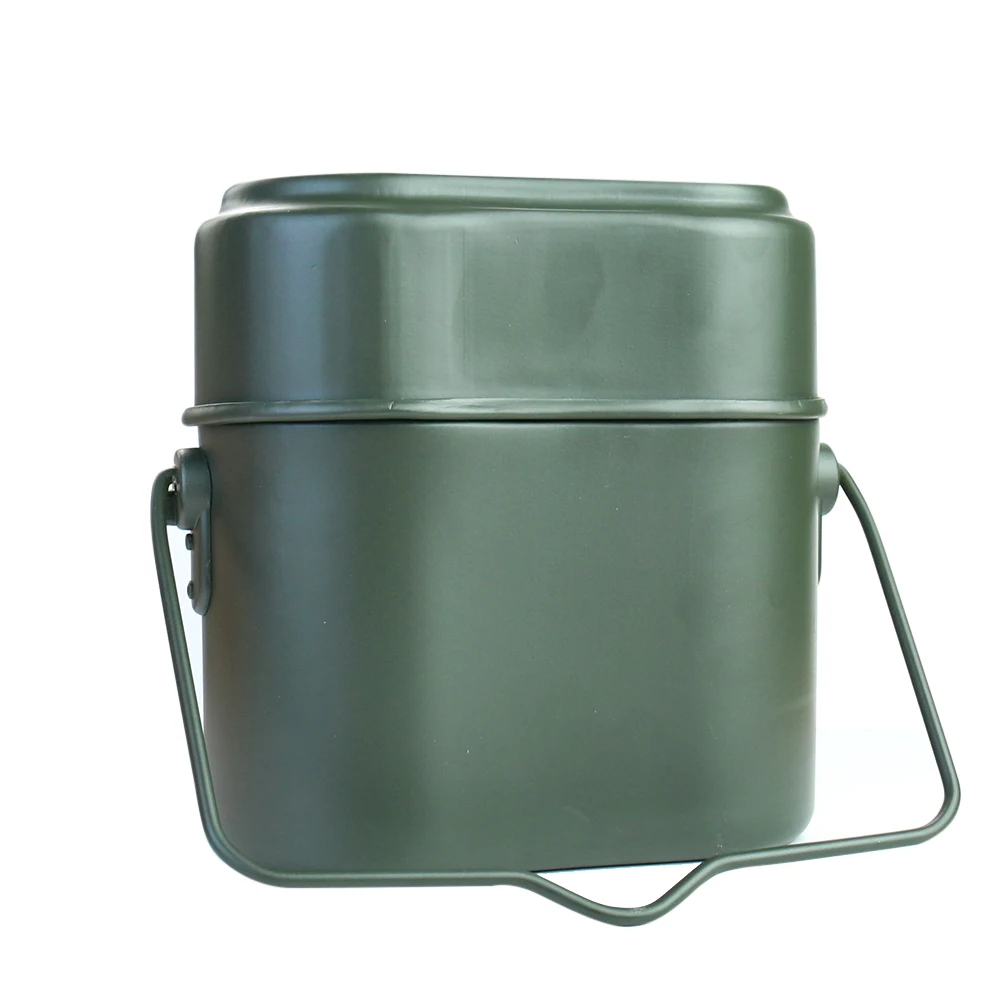 Portable Alloy Pot and Bowl Lu - Camping Cooking Box Set 评论和价格