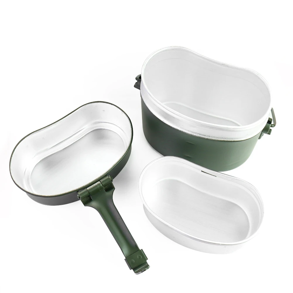 Portable Alloy Pot and Bowl Lu - Camping Cooking Box Set 评论和价格