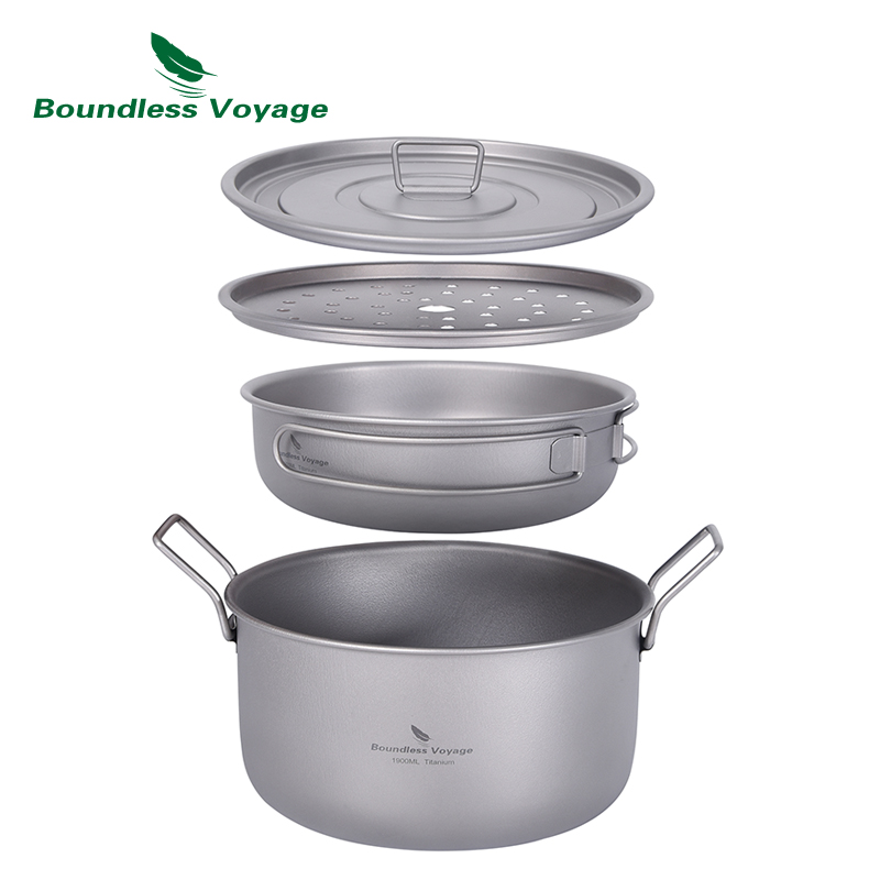 Boundless Voyage Camping Cooki - Camping Cooking Ware Set 评论和价格